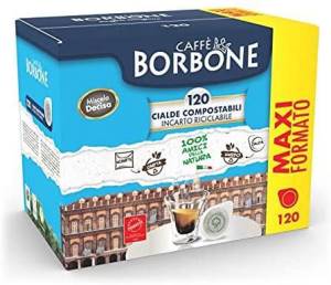 Borbone Box Cialde 44mm Miscela Decisa (Nera) 120pz