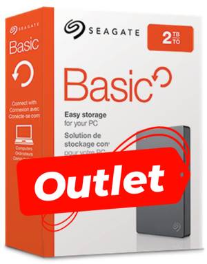 Seagate External HDD Second Hand STJL2000400 Basic 2TB 2.5" USB3.0