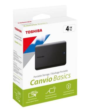 Toshiba HDD Esterno 4TB HDTB540EK3CA Canvio Basic 2.5" USB3.0