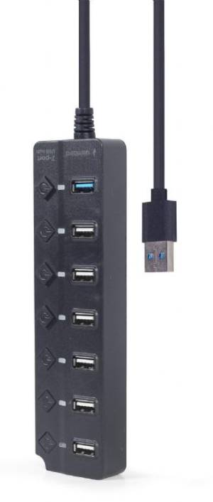 Techmade Gembird Hub USB 7 Porte 1xUSB 3.1 + 6xUSB 2.0