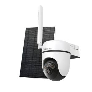 TP Link Smart Camera Outdoor + P. Solare TC90G-KIT 2k 4G 360 White