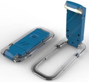 Muitomas Lampada da Libro Ricarica Usb Blue