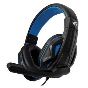 Fenner Tech Cuffie Gaming Soundgame + Microfono PC/Console Blu