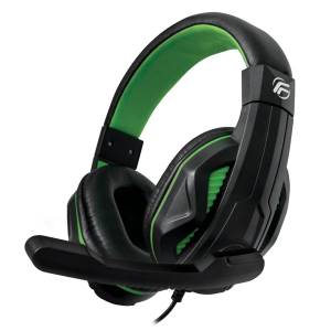 Fenner Tech Gaming Headset Soundgame + Microphone PC/Console Green