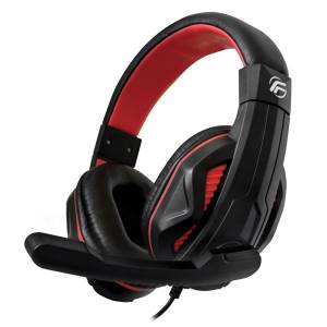 Fenner Tech Soundgame Gaming Headphones + Microphone PC/Console Red