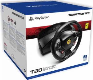 Thrustmaster T80 Ferrari 488 Steering Wheel - GTB Edition + Pedals