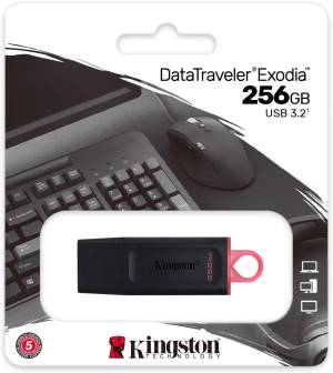 Kingston Pendrive USB-A 3.2 256GB DTX/256GB Black/Pink