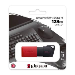 Kingston Pendrive USB-A 3.2 128GB DTXM/128GB Black/Red