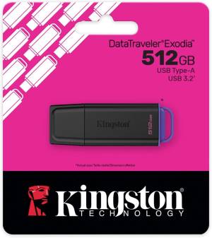Kingston Pendrive USB-A 3.2512GB DTXG2/512GB Nero/Viola