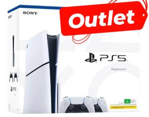 PS5 Console Confezione Danneggiata 1TB Stand. Slim White 2 DualSense