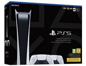 PS5 Console 1TB Digital Slim White +2 DualSense ITA