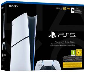 PS5 Console 825GB Digital Edition E Chassis White EU