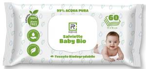 RMove Salviette Baby Bio Umidificate Acqua 1Cnf/60pz