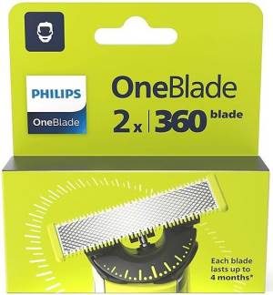 Philips OneBlade 2x Lame di Ricambio 360 QP420/50