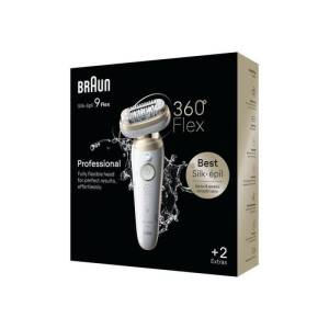 Braun Epilatore Elettrico Silk-épil 9 Flex SES9011 Bianco/Oro