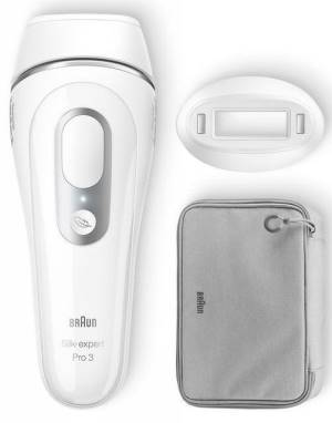 Braun Epilatore Elettrico Silk-Expert Pro 3 PL3020 Bianco/Grigio