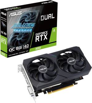 Asus Scheda Video NVidia Dual GeForce RTX3050 V2 OC 1852MHz 8GB GDDR6