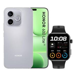 Honor 600 Lite 8+256GB 6.6"5G Velvet Grey DS + Watch 2i ITA
