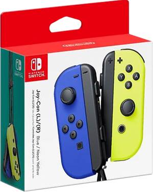 Switch Joy-Con Controller Pair Blue / Neon Yellow