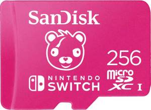 Switch Micro SDXC SanDisk 256GB Fortnite Cuddle Team