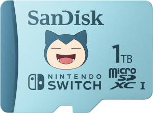 Switch Micro SDXC SanDisk 1TB for Nintendo Switch Pokemon Snorlax