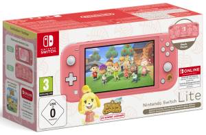 Switch Lite Console Corallo + Animal C.N.H. + NSO 12 mesi (LIMITED)