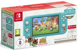 Switch Lite Console Turquoise + Animal CNH + NSO 12 months (LIMITED)