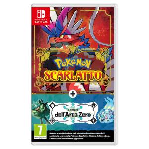 Switch Pokemon Scarlatto + DLC Il Tesoro dell'Area Zero
