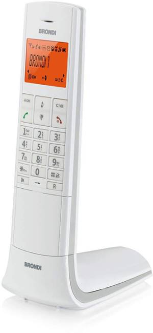 Telefono Cordless Brondi Lemure Bianco