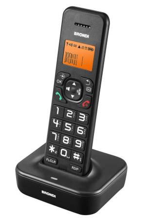 Brondi Bravo Star Black Cordless Phone